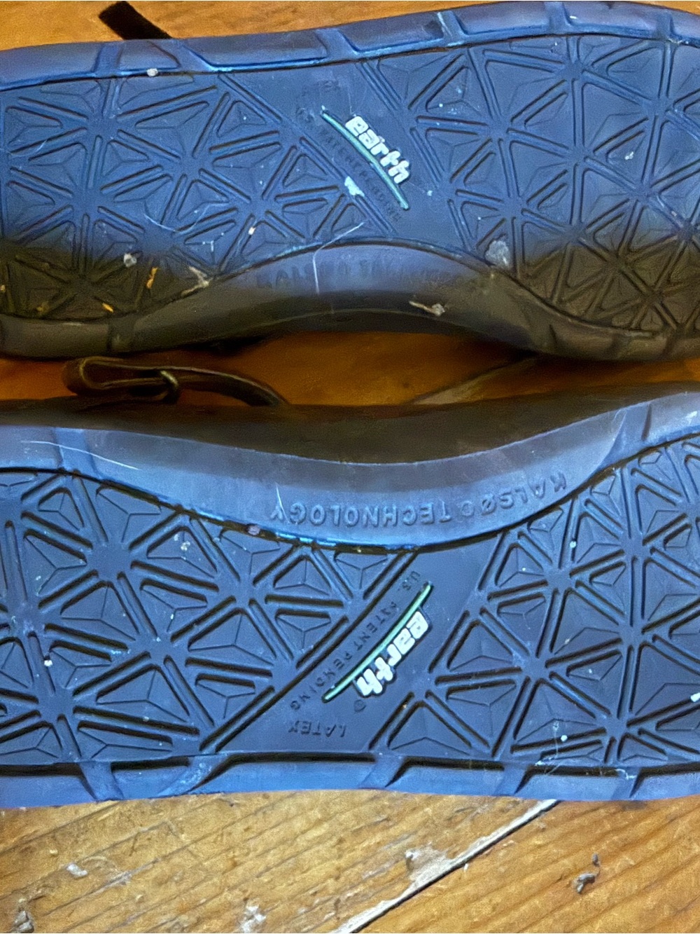 Earth Dark Brown Leather Mary Jane Flats - Picture 3 of 4